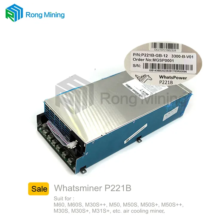 Mitől tűnik ki a Whatsminer Power Supplies P221B tápegységből?